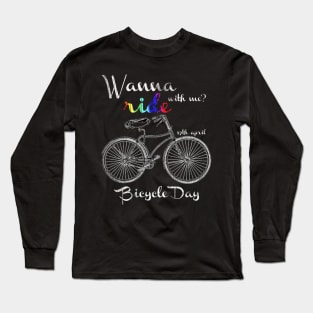 Bicycle Day Long Sleeve T-Shirt